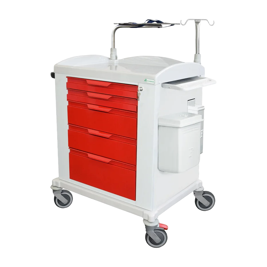 01.6274 | Emergency carts with oxygen bottle holder