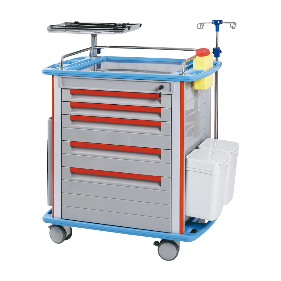 01.6275 | Emergency carts with oxygen bottle holder