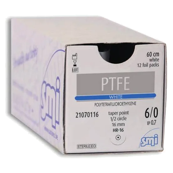 SMI PTFE suture packaging, reference 21070116