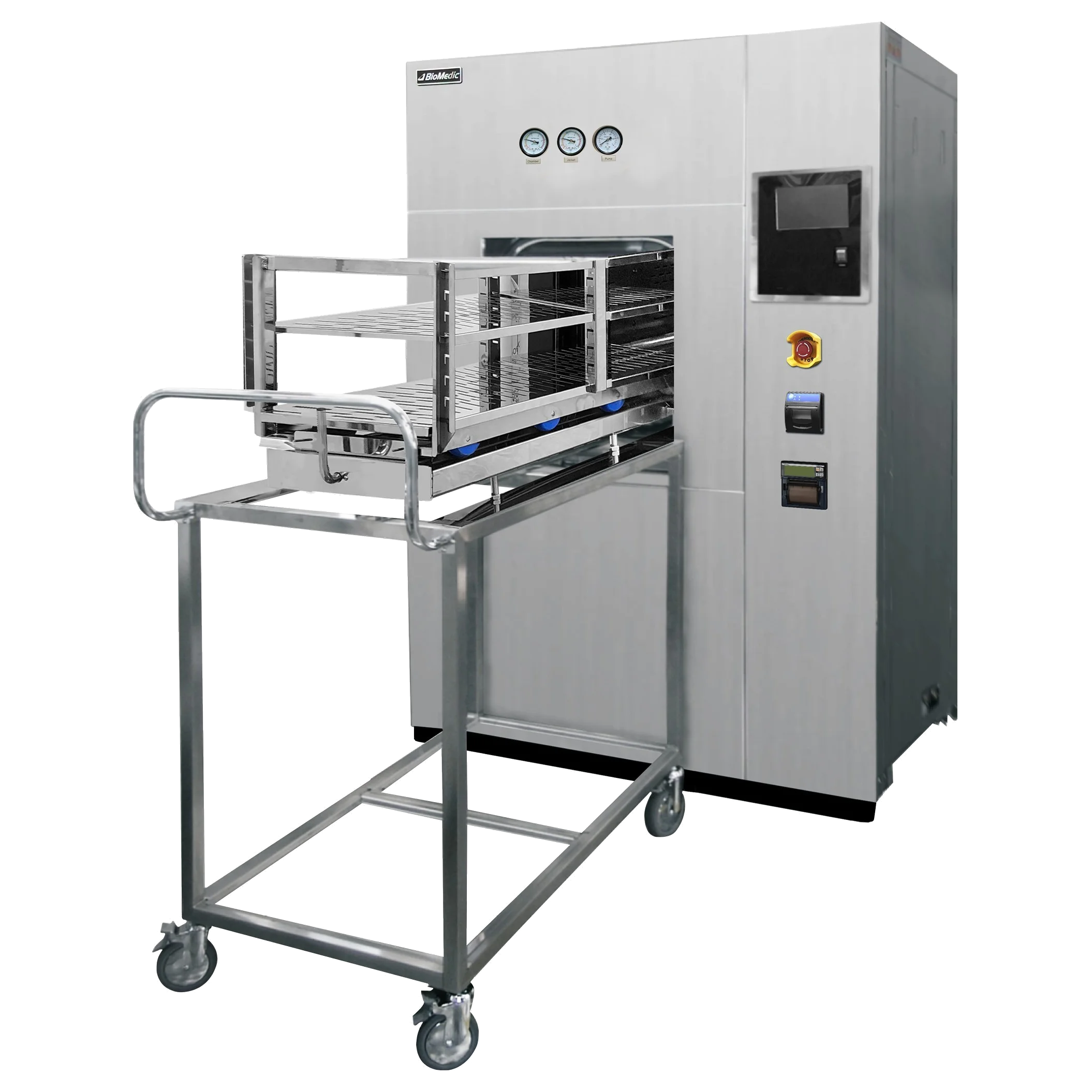 300 L pass-through steam sterilizer